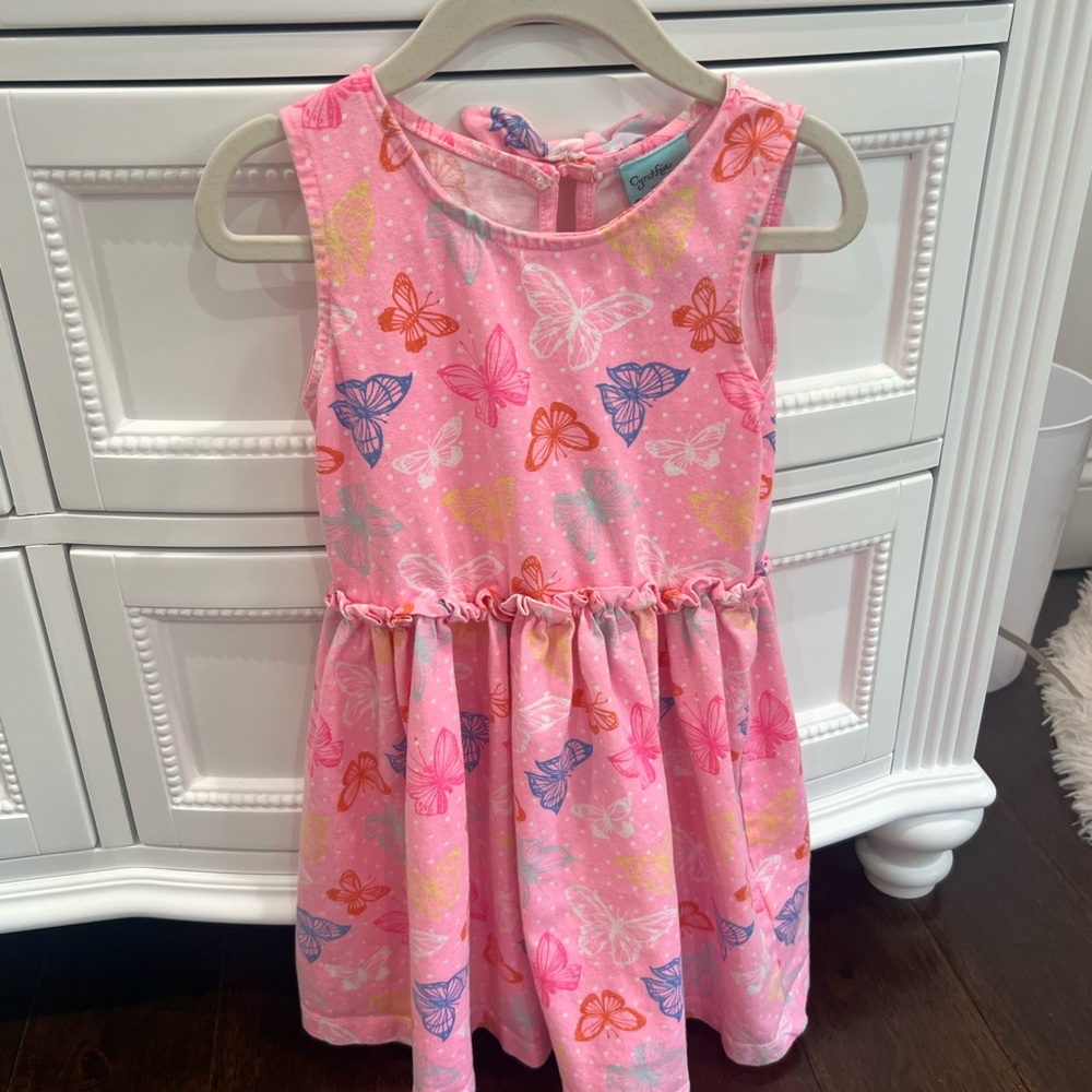 Cynthia Rowley Pink and Blue Sleeveless Sundress